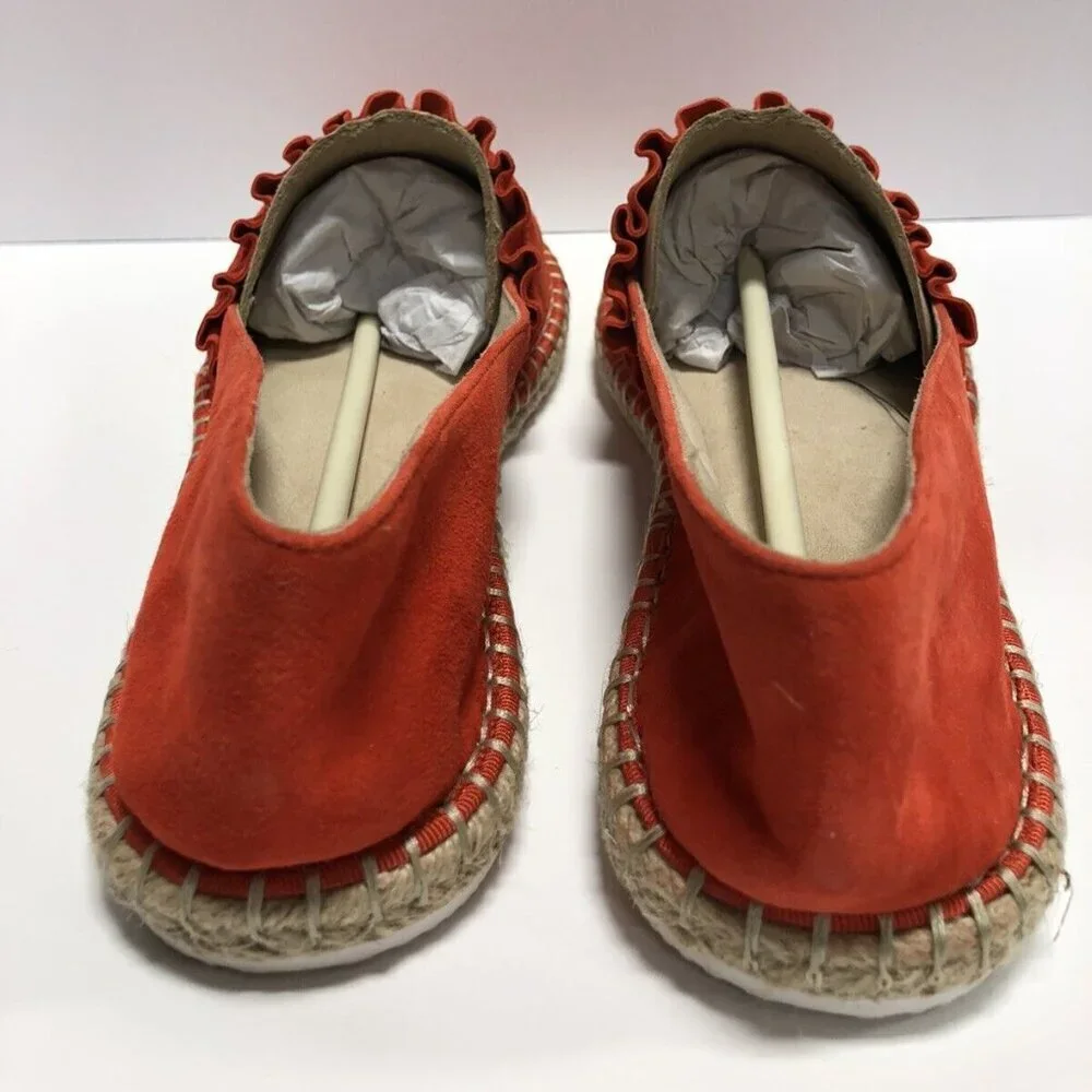 Bandolino Women’s Hadal Slip-On Espadrille Shoes Orange, Size 10 M